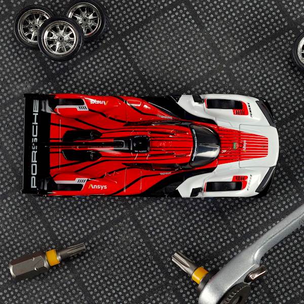 Mattel Porsche 963 Elite 64 Hot Wheels 1:64 Creations Exclusive Art. JCP46 