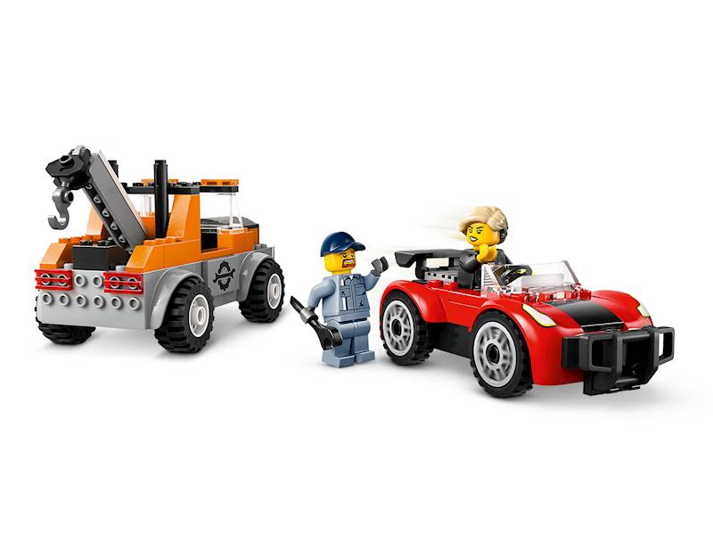 LEGO City - Samochód pomocy drogowej i naprawa sportowego auta Art. 60435