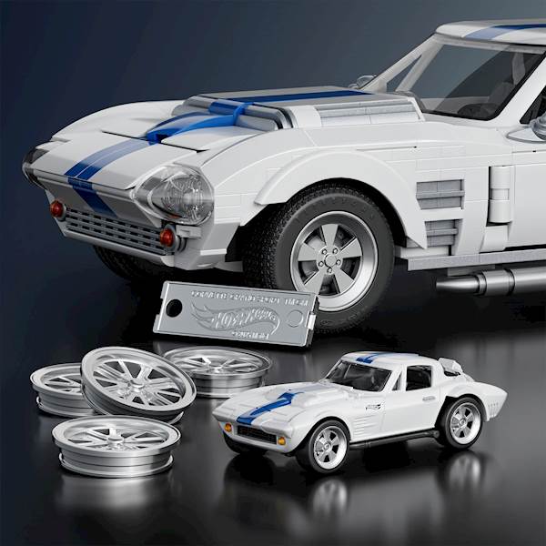 Mattel Brick Shop Hot Wheels Corvette Grand Sport Building Set Art. JGR31 