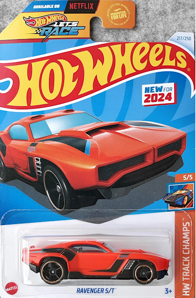 Mattel RAVENGER S/T, Hot Wheels 2025, Die cast Czerwony Art. JBC14-N521 