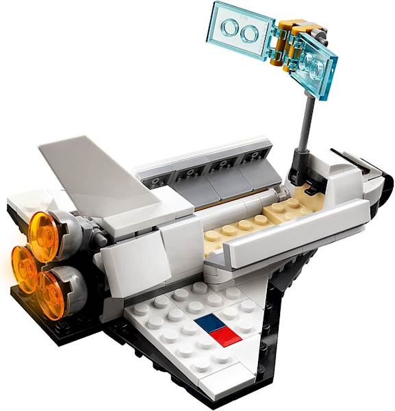 LEGO Creator 3 w 1 Prom kosmiczny ( Wyd. 2023 ) | ( Ele. 144 ) Art. 31134