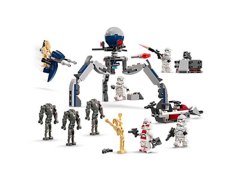 LEGO Star Wars - Zestaw bitewny z żołnierzem armii klonów i droidem bojowym Art. 75372