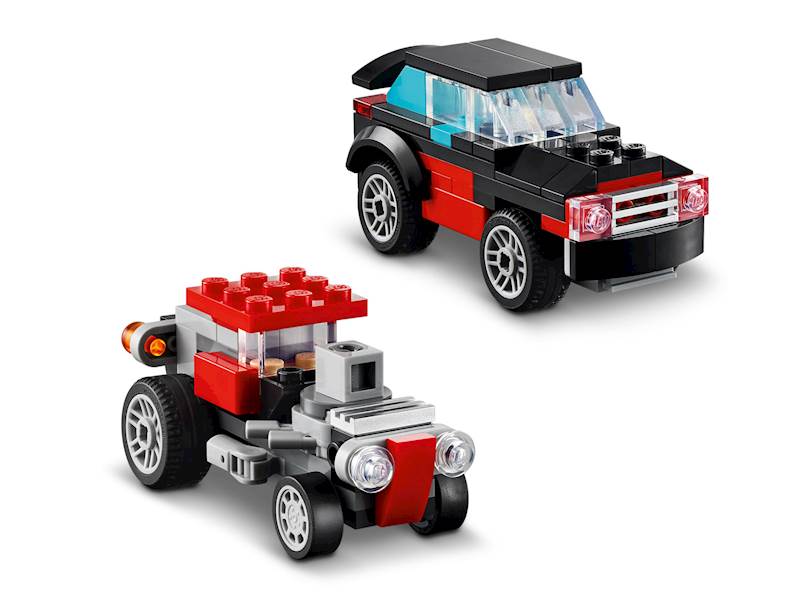 LEGO Creator 3w1 - Ciężarówka z platformą i helikopterem Art. 31146