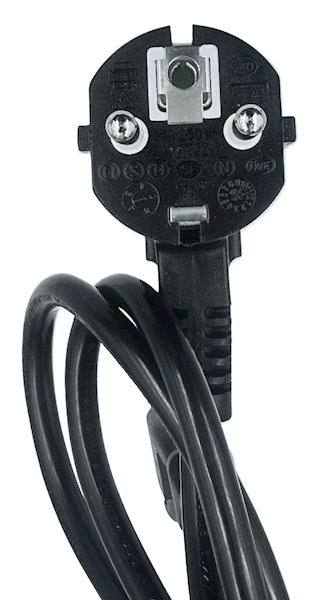 Kabel zasilający komputerowy 1,4m 3x0,75 CEE 7/7 (EU) – IEC C13 PC monitor UPS Art. 00292