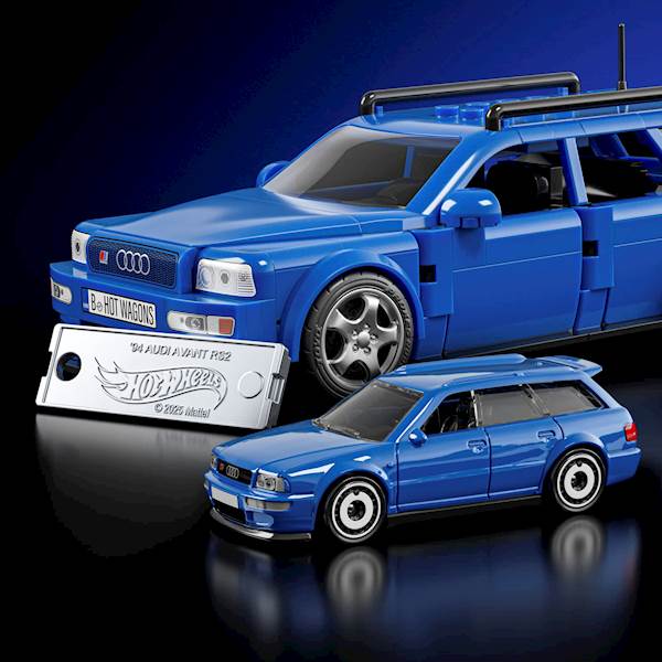 Mattel Brick Shop Hot Wheels Audi Avant RS2 Building Set Art. JFR87 / JGR28
