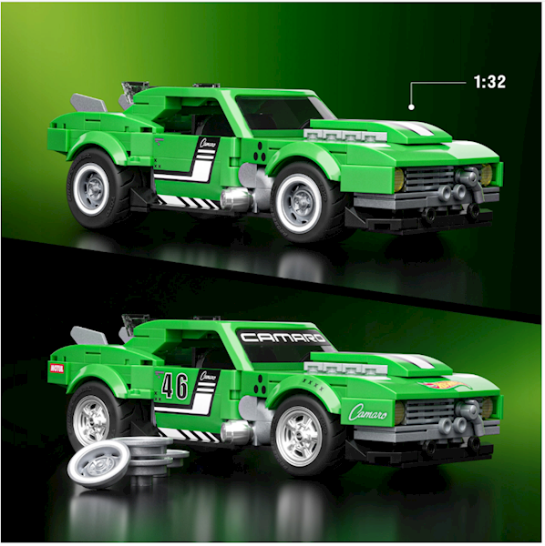 Mattel Brick Shop Hot Wheels Custom ’68 Camaro Building Set Art. JFT16 