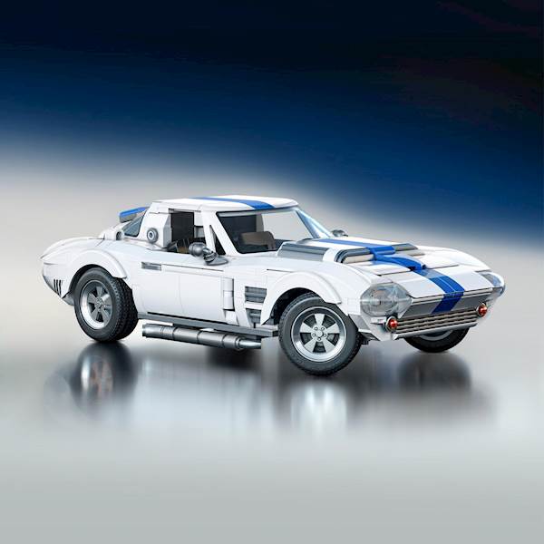 Mattel Brick Shop Hot Wheels Corvette Grand Sport Building Set Art. JGR31 