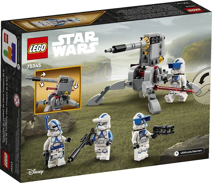 LEGO Star Wars - Zestaw bitewny - żołnierze-klony z 501. legionu Art. 75345