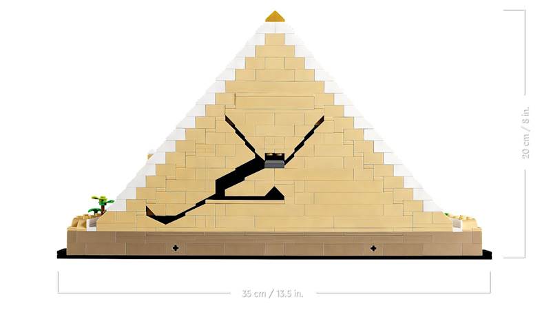 LEGO Architecture - Piramida Cheopsa ( Wyd. 2022 ) | ( Ele. 1476 ) Art. 21058