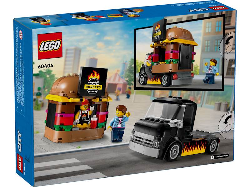LEGO City - Ciężarówka z burgerami ( Wyd. 2024 ) | ( Ele. 194 ) Art. 60404 