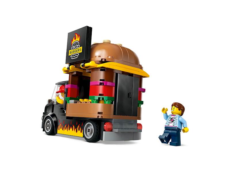 LEGO City - Ciężarówka z burgerami ( Wyd. 2024 ) | ( Ele. 194 ) Art. 60404 