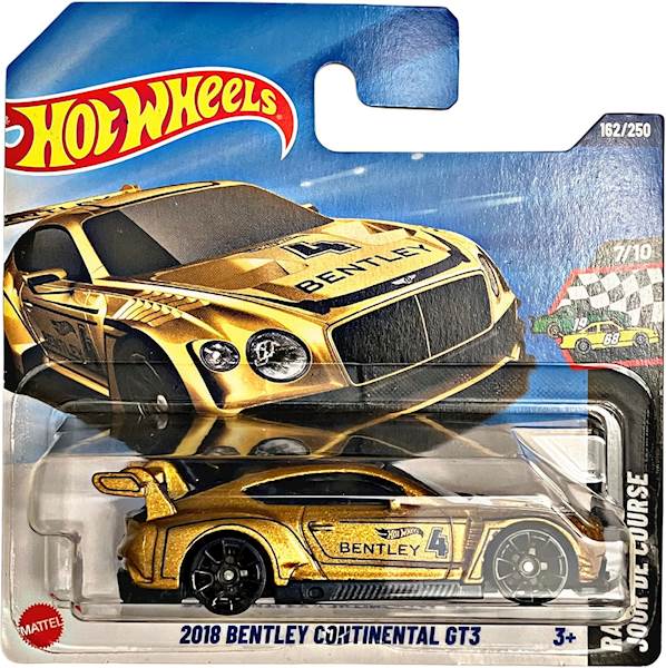 Mattel 2018 Bentley Continental GT3 Race Day Hot Wheels 1:64 162/250 JBC18