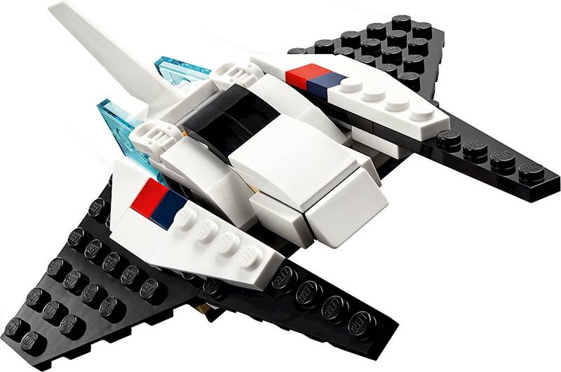 LEGO Creator 3 w 1 Prom kosmiczny ( Wyd. 2023 ) | ( Ele. 144 ) Art. 31134