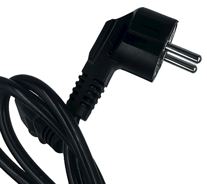 Kabel zasilający komputerowy 1,4m 3x0,75 CEE 7/7 (EU) – IEC C13 PC monitor UPS Art. 00292