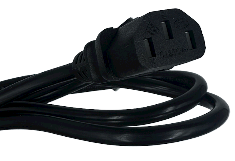 Kabel zasilający komputerowy 1,4m 3x0,75 CEE 7/7 (EU) – IEC C13 PC monitor UPS Art. 00292