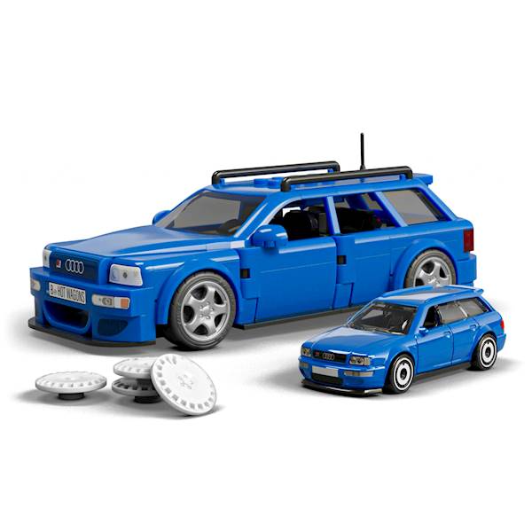Mattel Brick Shop Hot Wheels Audi Avant RS2 Building Set Art. JFR87 / JGR28