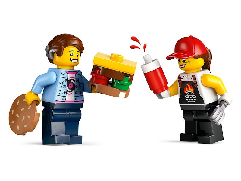 LEGO City - Ciężarówka z burgerami ( Wyd. 2024 ) | ( Ele. 194 ) Art. 60404 