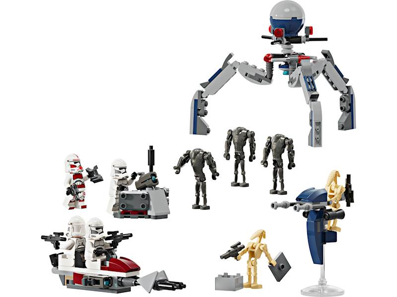 LEGO Star Wars - Zestaw bitewny z żołnierzem armii klonów i droidem bojowym Art. 75372