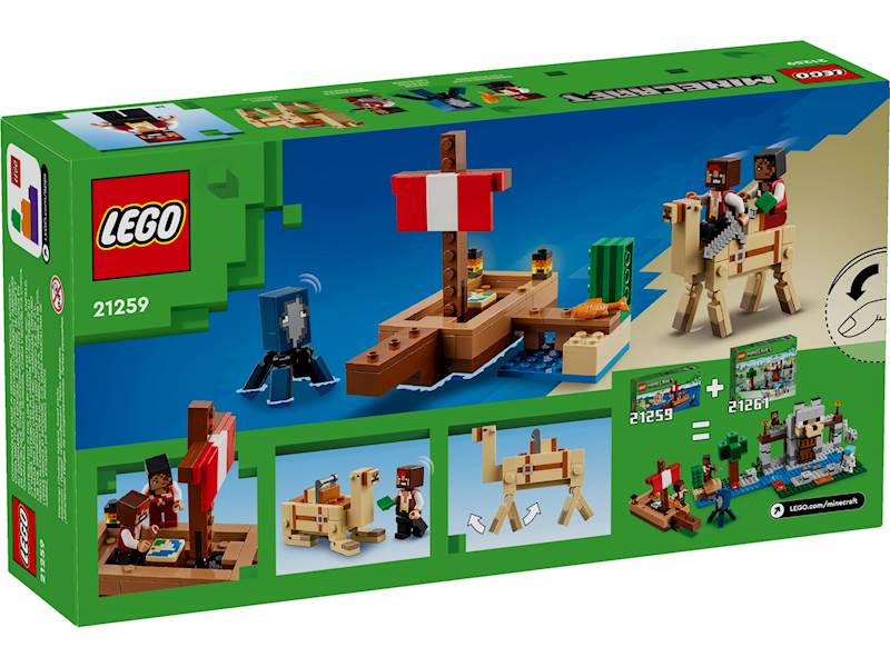 LEGO Minecraft - Rejs statkiem pirackim Art. 21259