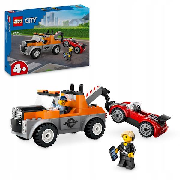 LEGO City - Samochód pomocy drogowej i naprawa sportowego auta Art. 60435