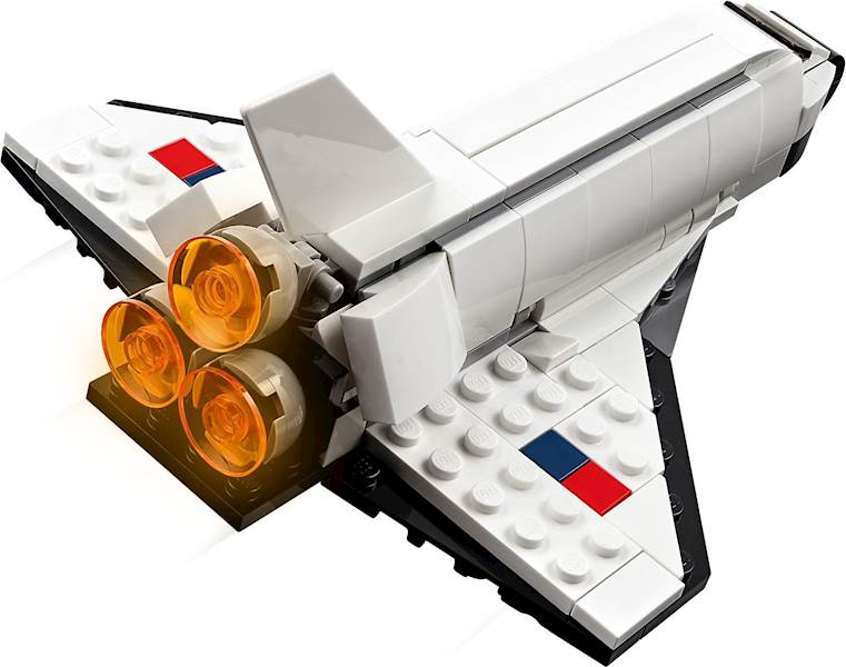 LEGO Creator 3 w 1 Prom kosmiczny ( Wyd. 2023 ) | ( Ele. 144 ) Art. 31134