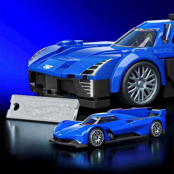 Mattel Brick Shop Hot Wheels Cadillac Project GTP Hypercar Building Set Art. JFR89
