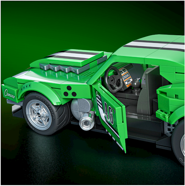 Mattel Brick Shop Hot Wheels Custom ’68 Camaro Building Set Art. JFT16 