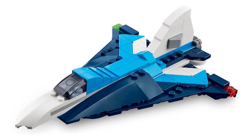 LEGO Creator 3w1 - Statek powietrzny: samolot wyścigowy Art. 31160