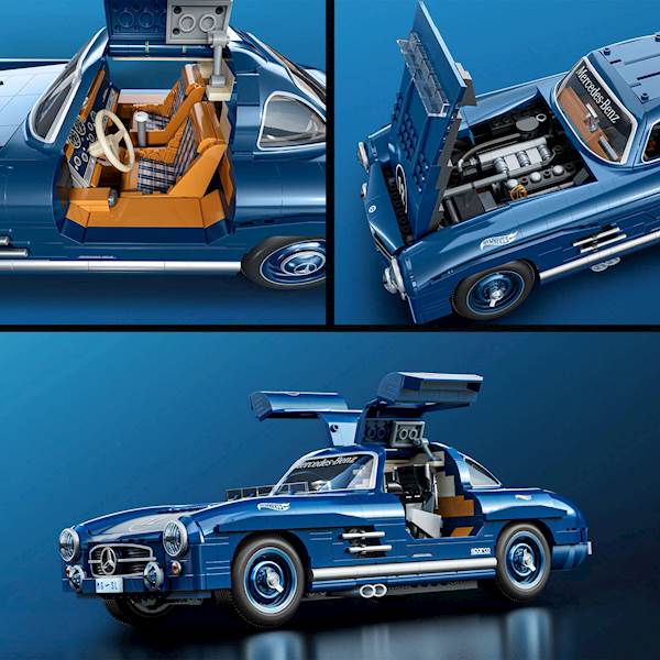 Mattel Brick Shop Hot Wheels Mercedes-Benz 300 SL – zestaw konstrukcyjny 1:12 Art. HWW25