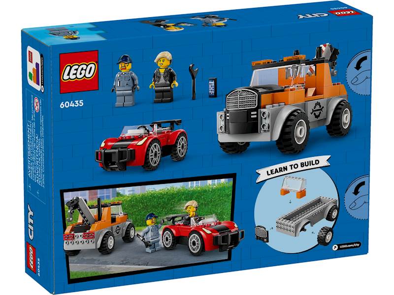 LEGO City - Samochód pomocy drogowej i naprawa sportowego auta Art. 60435