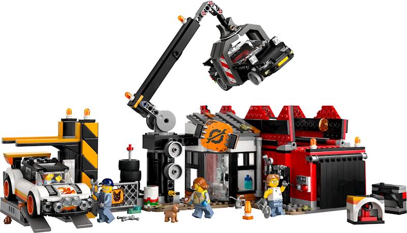 Klocki LEGO City - Złomowisko z samochodami Art. 60472
