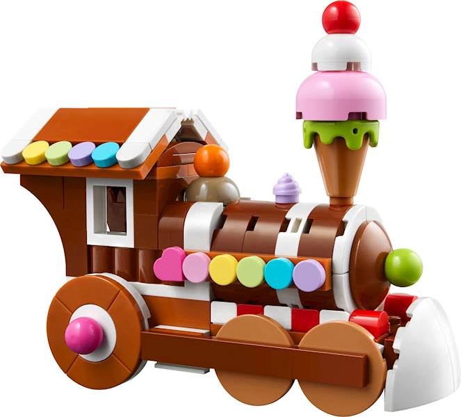 LEGO Creator - Seria okolicznościowa: Ozdoba z piernikowym pociągiem Art. 40777