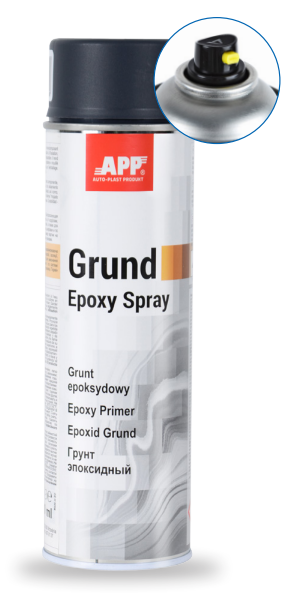 APP Grund Epoxy Spray - Grunt epoksydowy  jasnoszary  500ml Art. 021205 