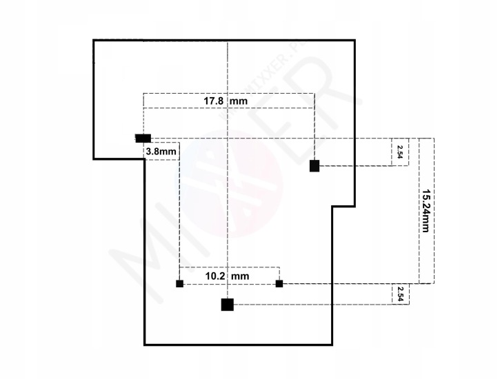 Przekaźnik przemysłowy na płytkę drukowaną SLA-05VDC-SL-A 5 pin 30A Art. 00262