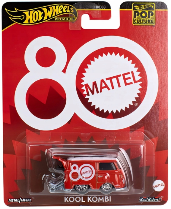Mattel HOT WHEELS PREMIUM AUTKO KOLEKCJONERSKIE KOOL KOMBI 80-LECIE MATTEL JBL68