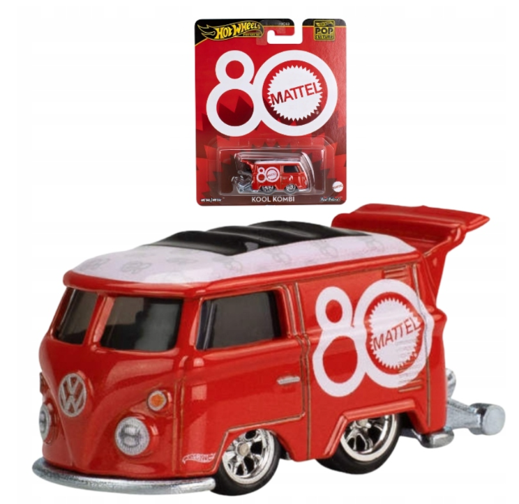 Mattel HOT WHEELS PREMIUM AUTKO KOLEKCJONERSKIE KOOL KOMBI 80-LECIE MATTEL JBL68
