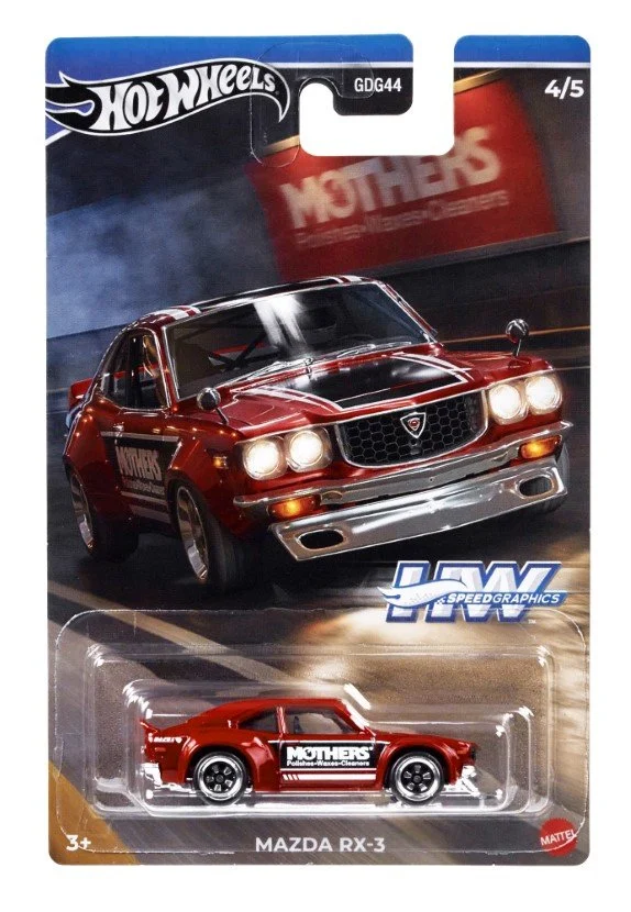 Mattel Mazda RX-3 Hot Wheels Speed Graphics 1:64 4/5 Art. HRT07 - ND710