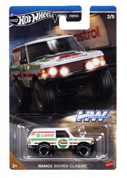 Mattel Range Rover Classic Castrol Hot Wheels Speed Graphics 1:64 2/5 HRT08 ND710