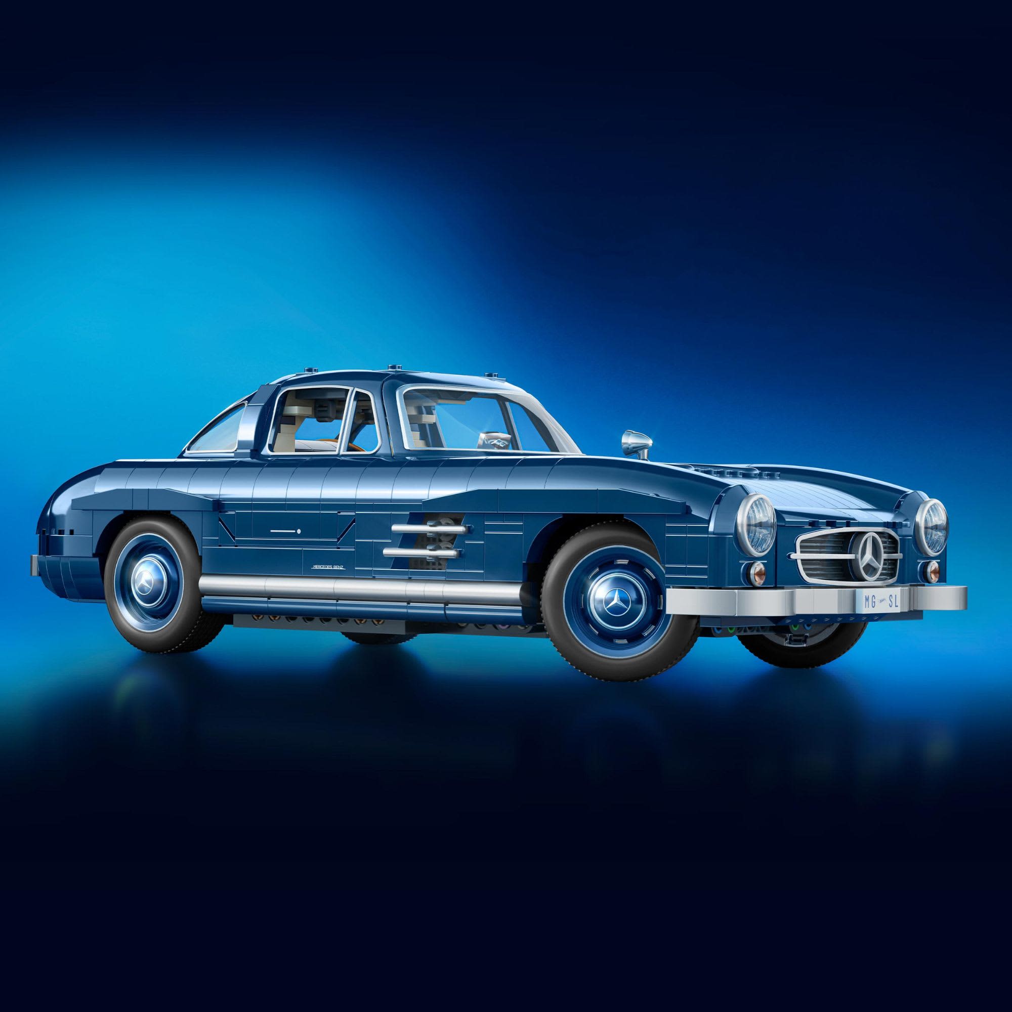 Mattel Brick Shop Hot Wheels Mercedes-Benz 300 SL – zestaw konstrukcyjny 1:12 Art. HWW25