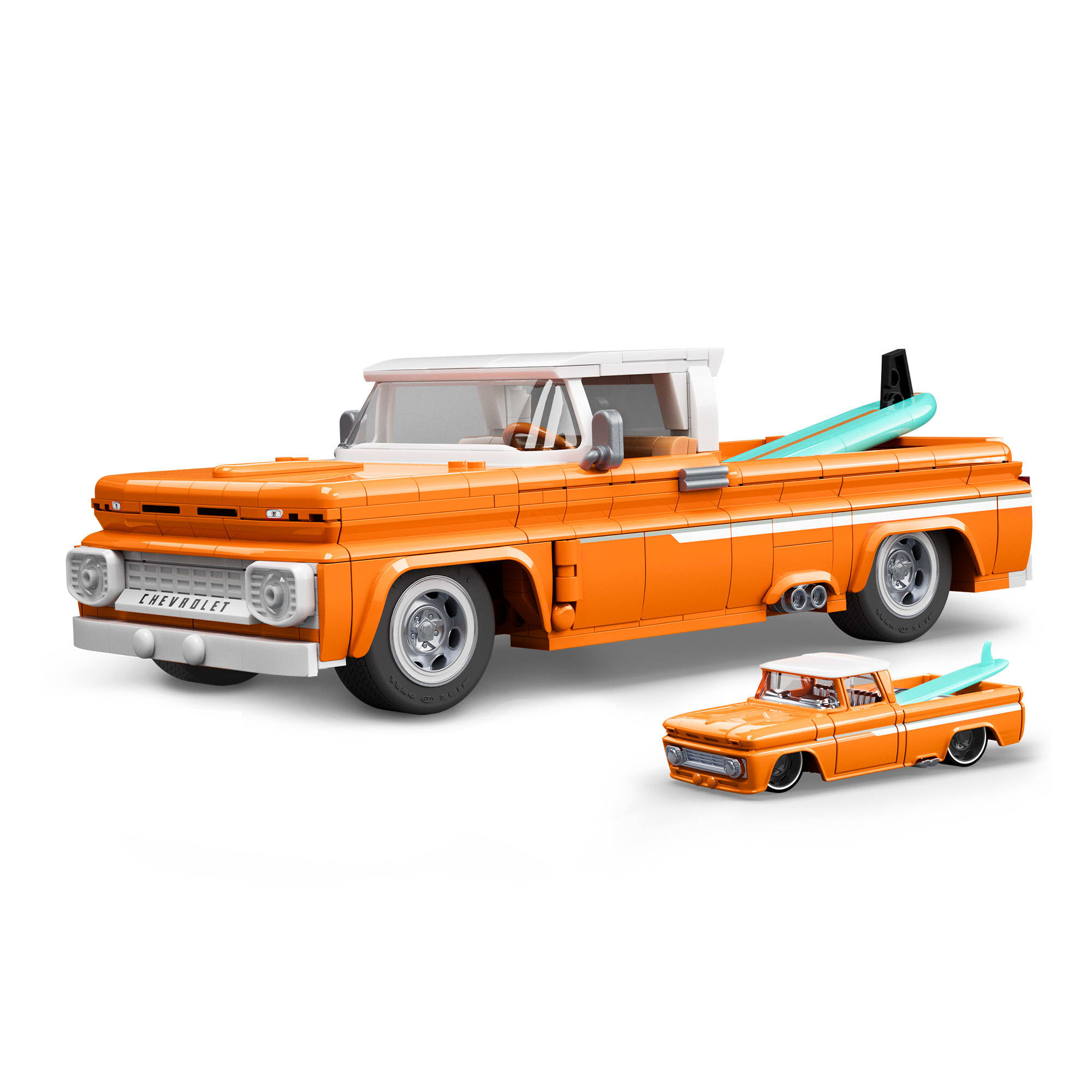 Mattel Brick Shop Hot Wheels Custom ’62 Chevy Pickup – zestaw do budowy 1:16 Art. JFT20
