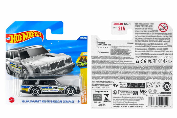 Mattel Volvo 240 Drift Wagon Hot Wheels 164 227250 35 Art.  JBB40