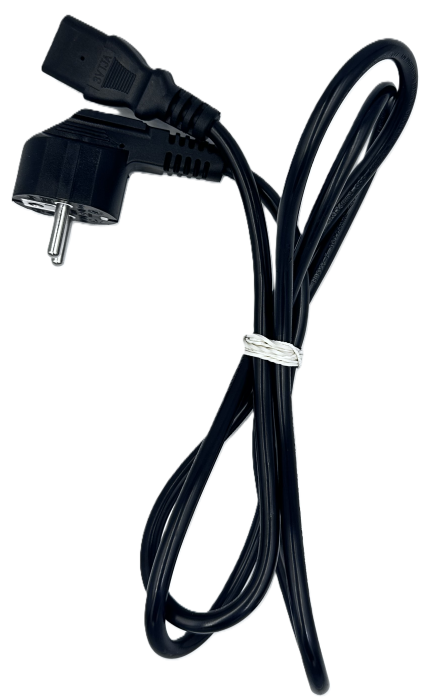 Kabel zasilający komputerowy 1,4m 3x0,75 CEE 7/7 (EU) – IEC C13 PC monitor UPS Art. 00292