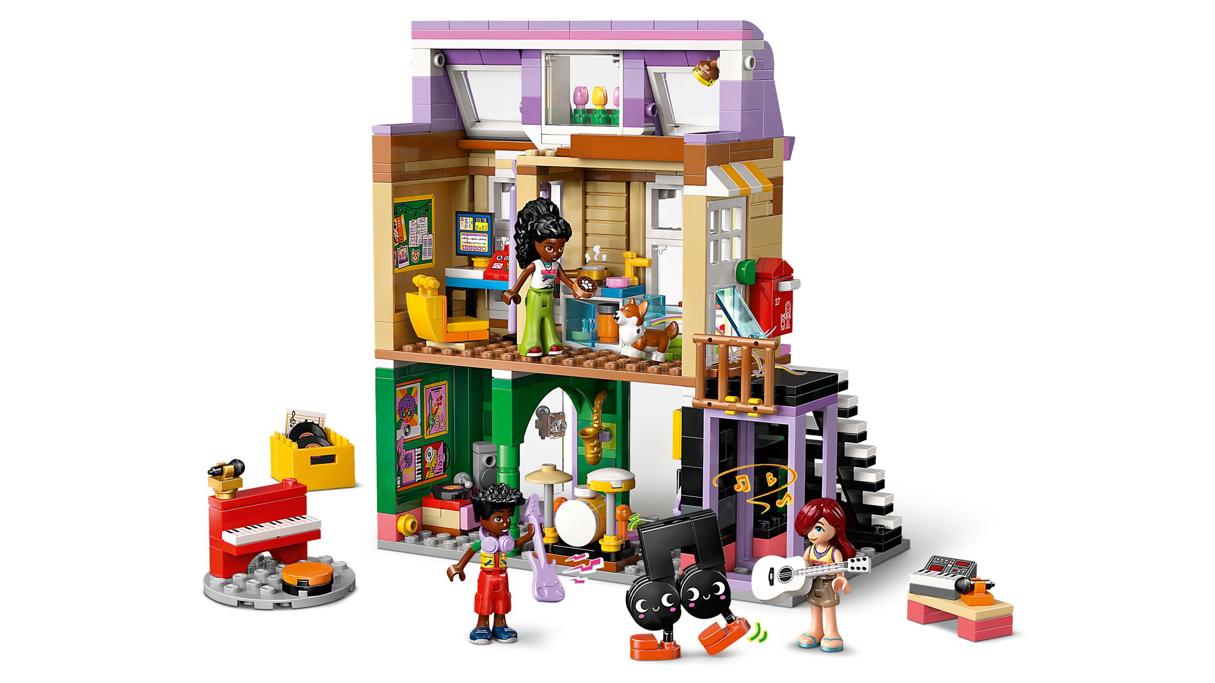 LEGO Friends - Sklep muzyczny i mieszkanie Art. 42653