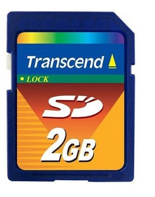 Karta pamięci SD Transcend 2GB pełnowymiarowa TS2GSDC Art. 00301