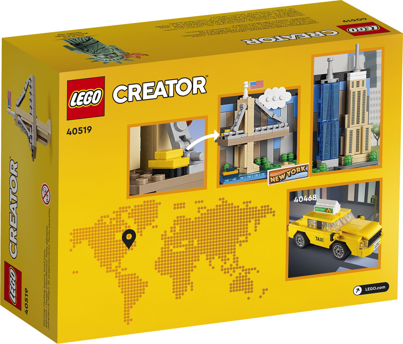LEGO Okolicznościowe - Pocztówka z Nowego Jorku Art. 40519