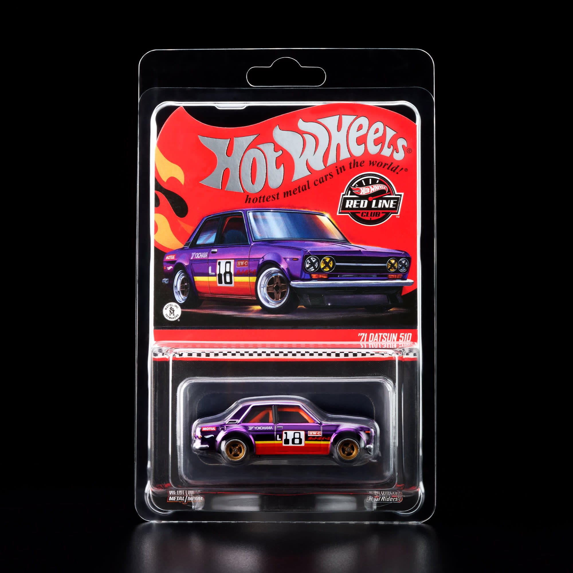 Hot Wheels RLC Exclusive ’71 Datsun 510 Spectraflame Purple 1:64 Art. JJY57