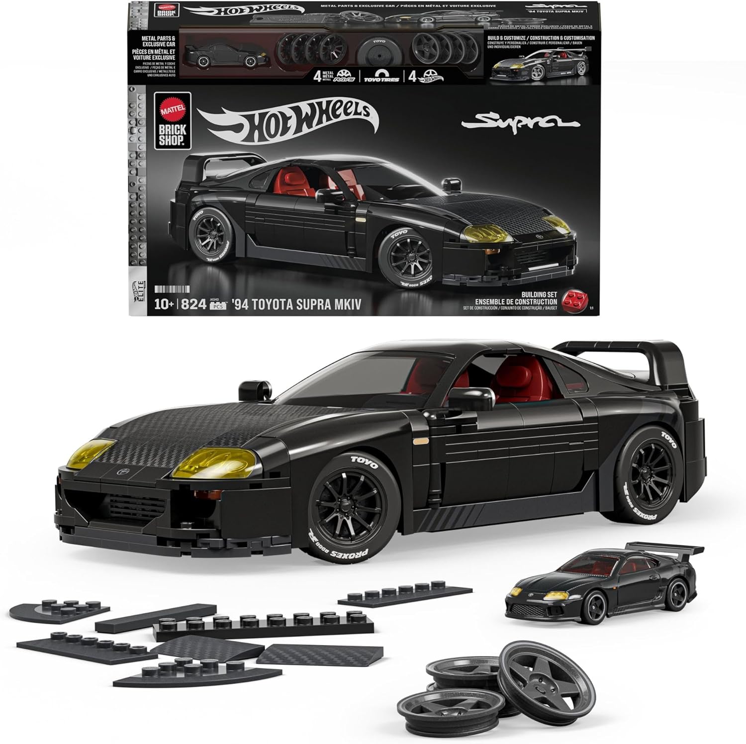 MATTEL BRICK SHOP HOT WHEELS ELITE SERIES ’94 Toyota Supra MKIV Art. JKG40