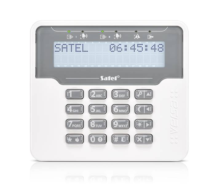 Manipulator LCD do central z serii VERSA typ obudowy M (typ V; białe podświetlenie)