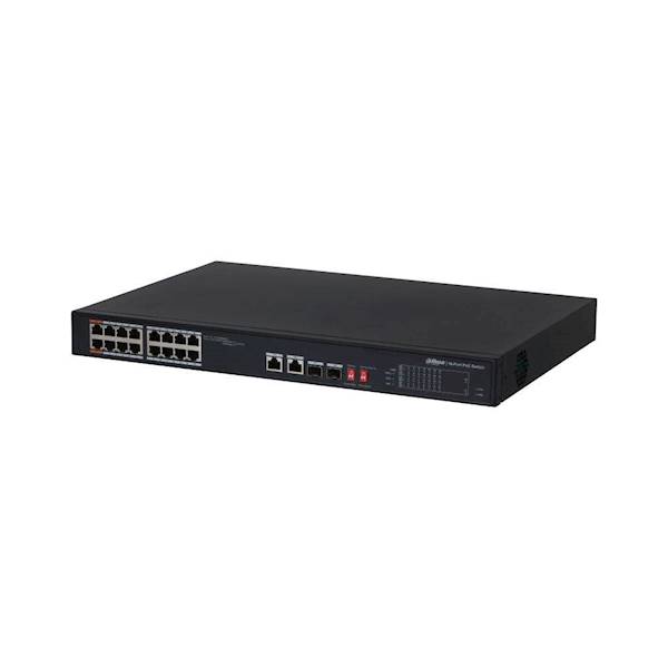 DAHUASwitch przemysłowy POE PFS3218-16ET-135 16-PORTOWY SFP