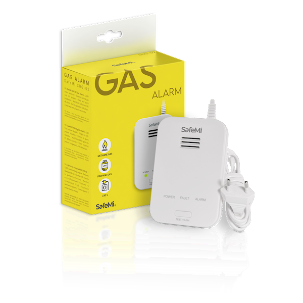 Czujnik gazu ziemnego i LPG SafeMi SHG-02